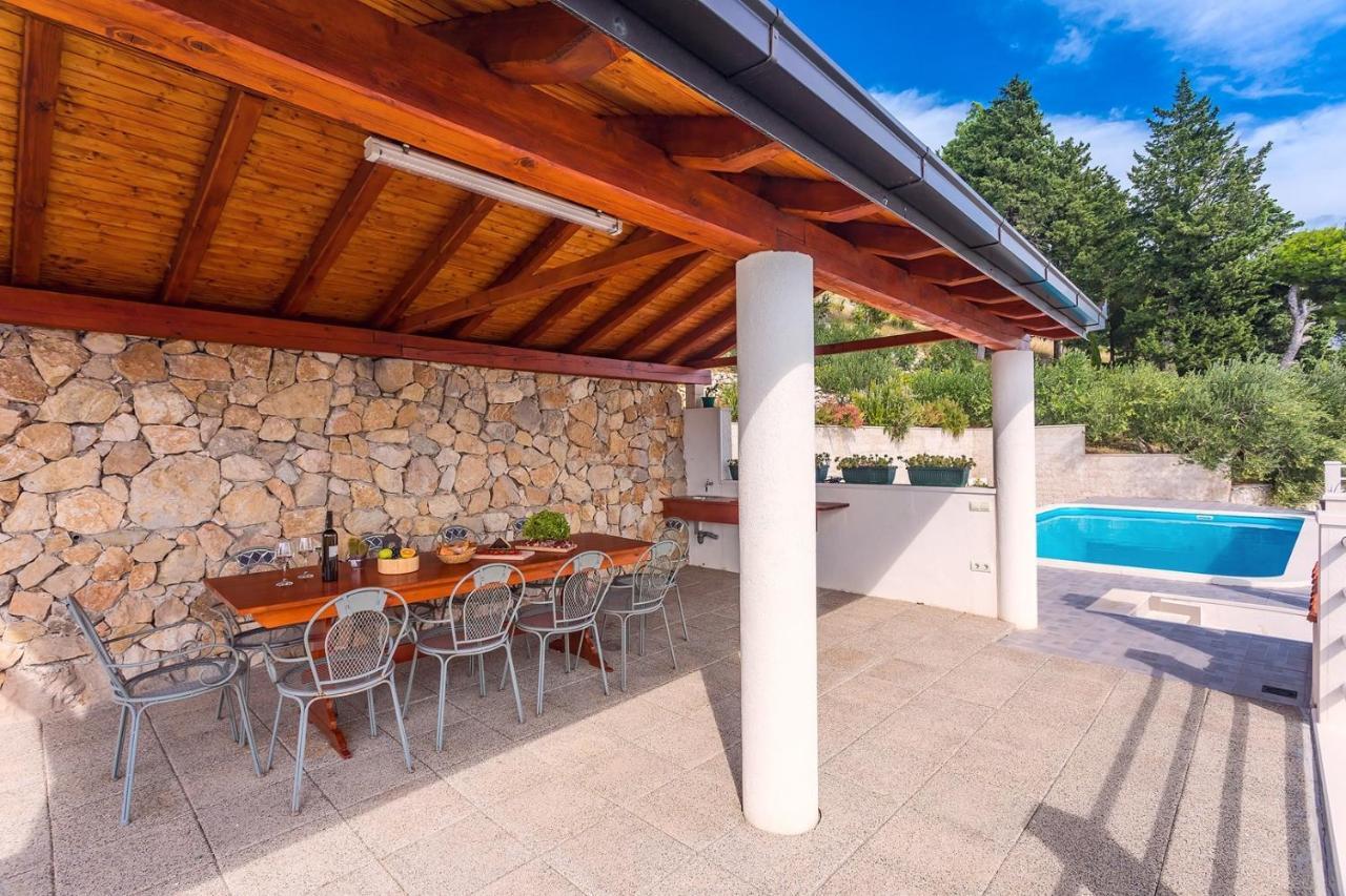 Villa Maslina, With Private 32M2Pool, Panoramic Views On 100Km Coastline, 12 Pax 洛克瓦罗戈兹尼察 外观 照片